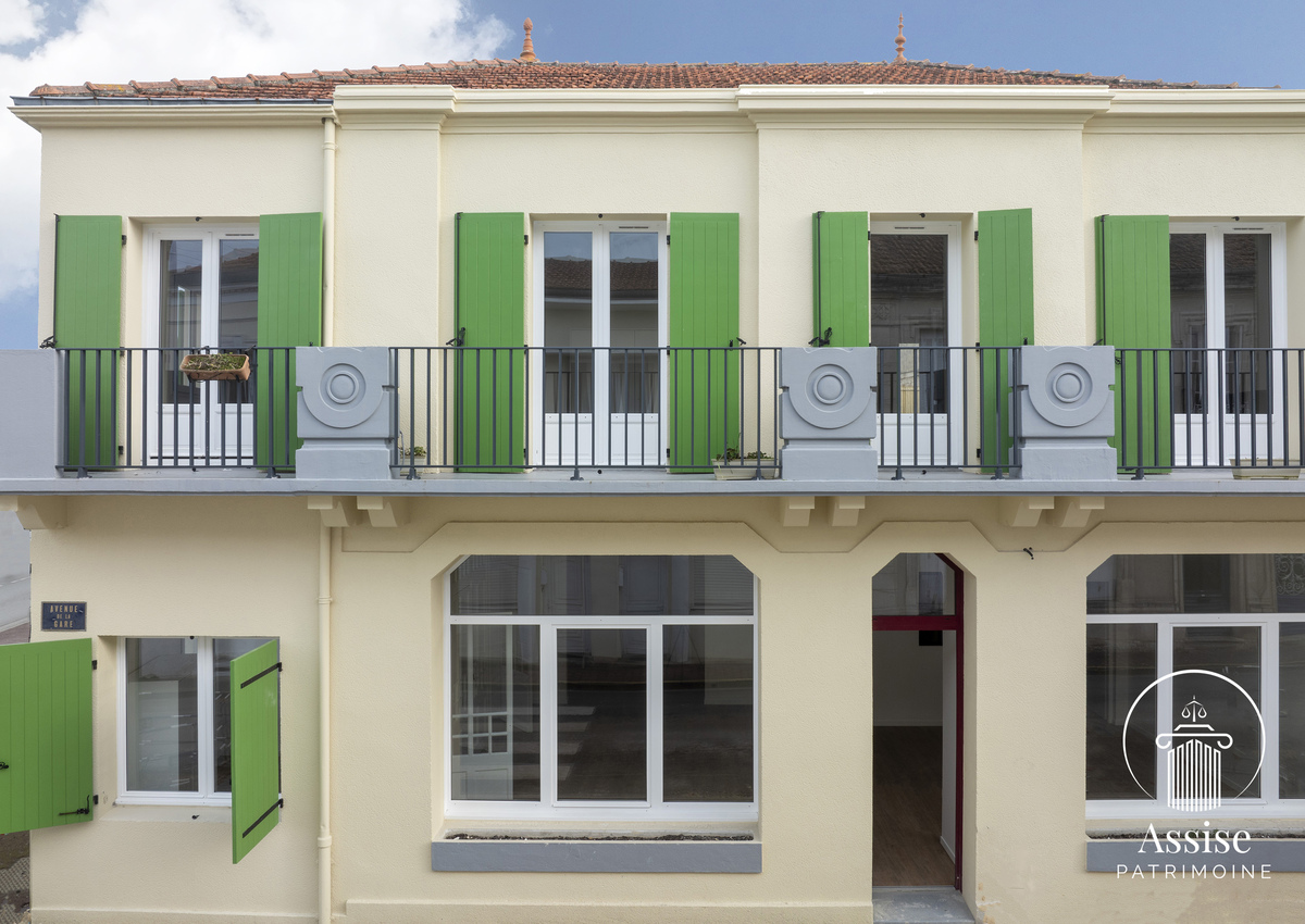 Transformation d'un hôtel familial en résidence de 7 logements spacieux à Fouras 