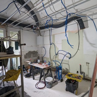 Chantier de rénovation en cours