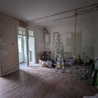 Chantier de rénovation en cours