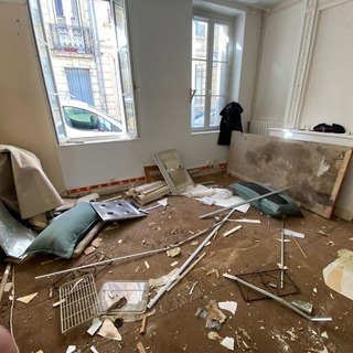 Chantier de rénovation en cours