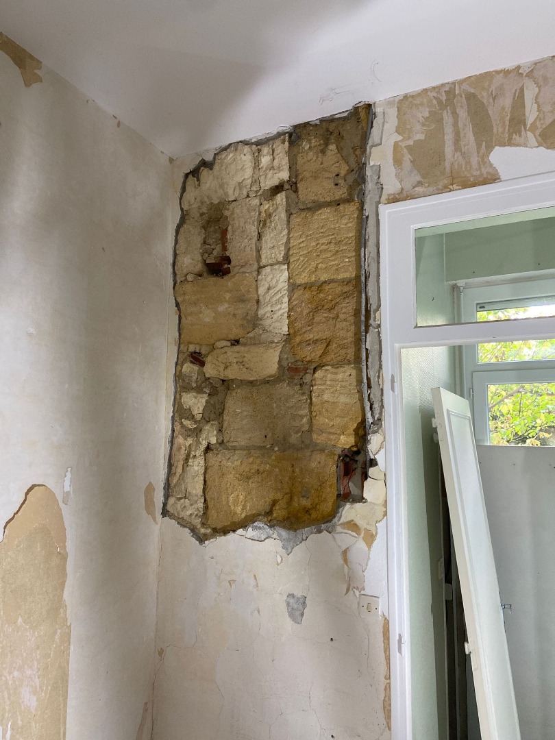 Chantier de rénovation en cours